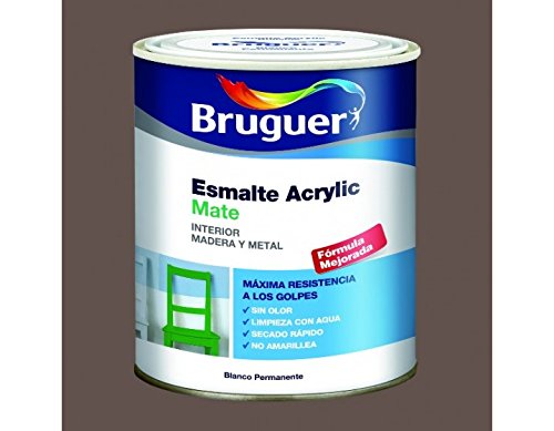 Bruguer 5057460 - Esmalte acrílico mate laca Acrylic Marrón 750 ml