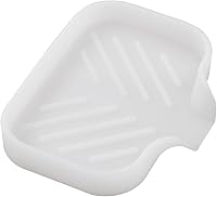 Vista 47 de MicoYang Jaboneras de baño de silicona con boquilla de drenaje - Organizador de fregadero de baño y cocina, soporte para esponja, bandeja de jabón