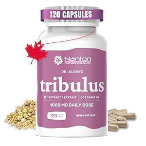 New! Dr. Klein’s Tribulus Terrestris For Men. 20:1 Extract QCE 20,000mg Supplement. Supports Male Vitality, Endurance, Stamina, Energy, Performance & Urological Function. 1000 mg Daily Dose. 120 Capsules.