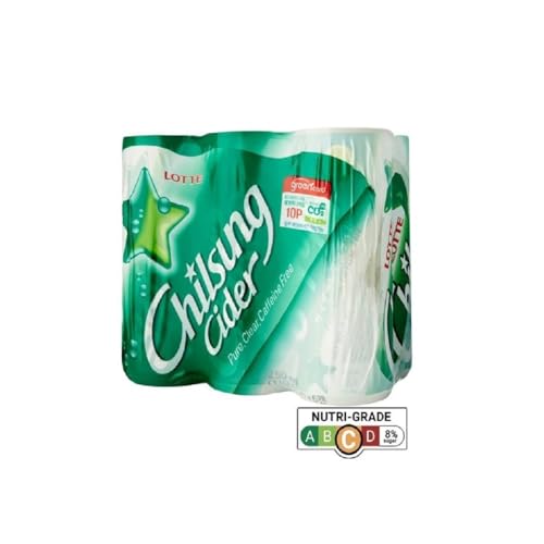 Lotte Chilsung Cider 8.3 Oz Pack of 5(total 30 Cans)