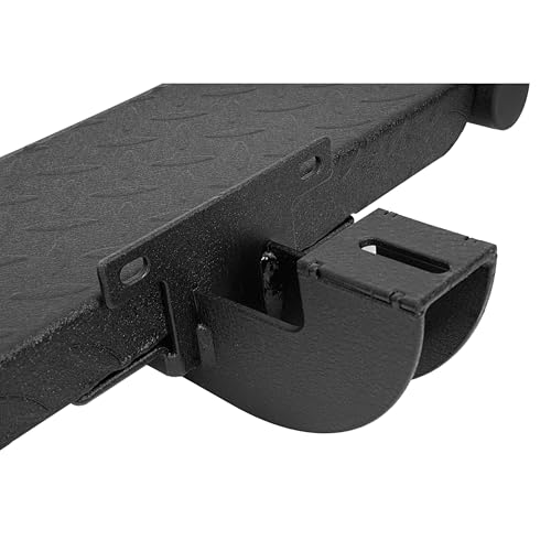 ALMULOO Side Step Compatible with 2007-2018 Jeep Wrangler JK Unlimited JKU 4-Door Running Boards Step Pedals Steel Powder Coated+Textured Black 4 Pcs by ALMULOO - Used condition - Image 5