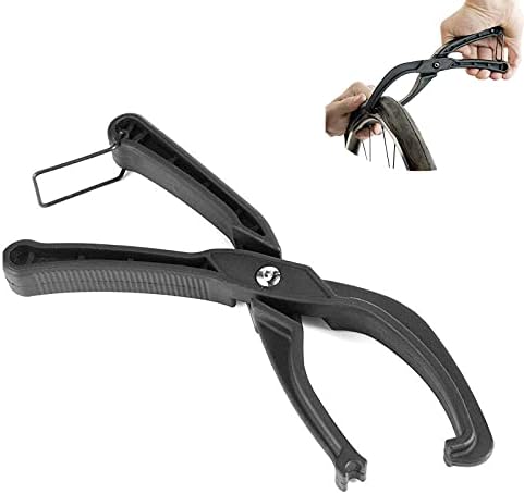 PiAEK Bike Tyre Removal Clamp, Bike Rim Protector Tool, Convenience Bicycle Tire Changer, Bicycle Tyre Tool for Difficult to Remove Bicycle Tyres