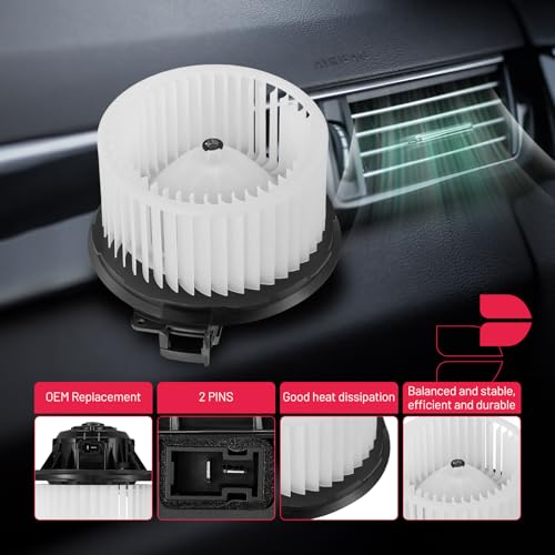 Image of BDFHYK AC Heater Blower Motor Fan 700263 Compatible with Hyundai 2011-2014 Sonata, Compatible with Kia 2011 Optima,HVAC Blower Motor Assembly with Fan Cage Replacement for 971133S000 PM9385