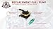 Fuel Pump with Gasket - Compatible with Johnson Evinrude Outboard Motor - Pre 1993 6hp, 9.9hp, 15hp Models - Replaces Part 395091, 397839, 18 7350, 397274, 391638