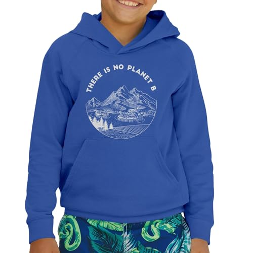 Sweat à capuche enfant There is no Planet B en coton premium écoresponsable