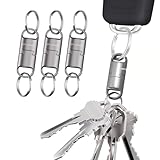 Notre porte clés Breakaway offre une polyvalence dans lorganisation de votre Essentiels. Ajoutez ou supprimez facilement des clés, des porte clés, des porte clés, des clés USB ou de petits outils grâce à la fonction pratique de porte clés à dégagement rapide. Le connecteur de porte clés magnétique Magconnects peut supporter jusquà 20 lb de poids, garantissant une clé magnétique sécurisée