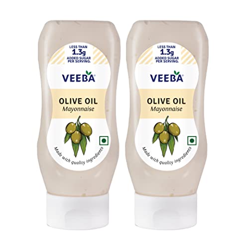 Image of Veeba Olive Oil Mayonnaise, 300 Grams - Pack of 2