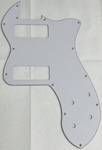 For Fit Tele Classic Player Thinline P90 Style Guitar Pickguard (3 Ply White)