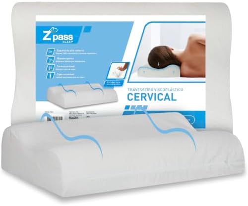 Z Pass Sleep Travesseiro Nasa Ortopédico Cervical D40 12/10cm de ...