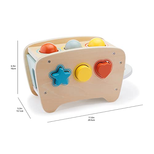 Amazon Basics Wooden Pounding Bench and Xylophone Toy #TOP30