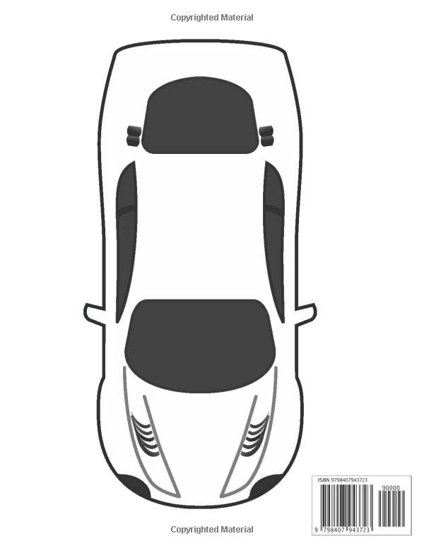Miniatura 2 de Vehicle Inspection Worksheets, 100 sheets 8,5" x 11" inchs. Detailed Driver's Vehicle Inspection Report. Repair Estimating Sheets Vehicle inspection
