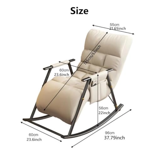 Fauteuil moderne inclinable avec dossier réglable multi-position