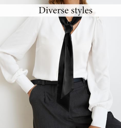 Black Sash Belt for Women, Women’s Satin Dress Belt, Perfect for Special Occasions Bridal Wedding - 4 Inches Wide, Timeless Stylish Accessory3