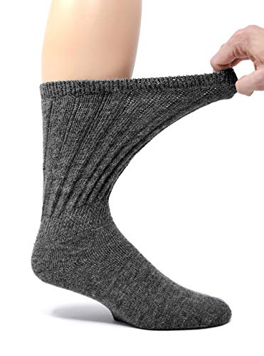 WARRIOR ALPACA SOCKS - Regular Weight - Therapeutic | Diabetic - Loose | Extra Wide Top - Unisex2