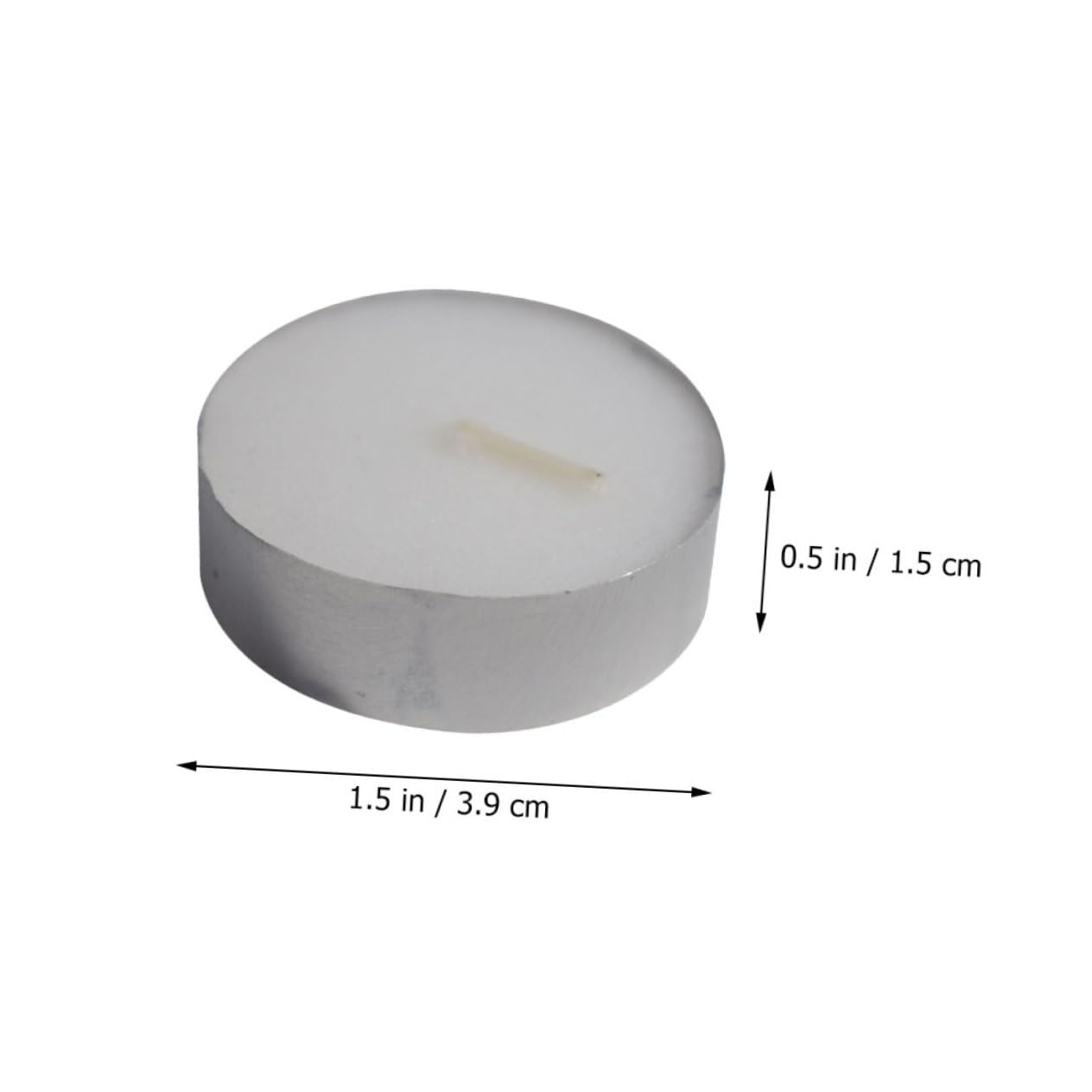 OUNONA 10pcs Smokeless Tea Candles Hour Burn Convenient Candles for Weddings Daily Use Create Romantic Atmosphere Safe and Practical Shell Design