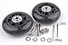 Davias Luggage Suitcase Wheels Replacement Repair kit 1 Pair, Black