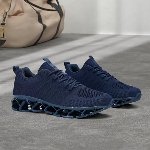Image of Mens Slip on Running Walking Shoes Blade Tennis Casual Fashion Sneakers Comfort Non Slip Work Sport Athletic Trainer