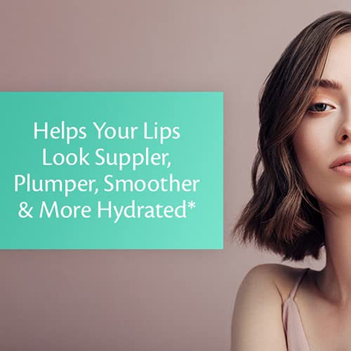 collagen lip plumper clinically proven lip enhancer for fuller softer lips increased elasticity reduce fine lines hydrating plump gloss lipstick primer teal peppermint 4 ml by m3 naturals