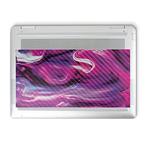 Image of MightySkins Carbon Fiber Skin Compatible with HP Spectre x360 14 inch (2022) Full Wrap Kit - Pink Melt | Protective, Durable Textured Carbon Fiber Finish | Easy to Apply | Made in The USA