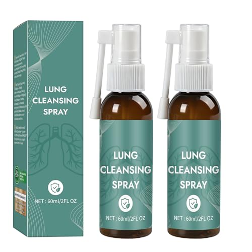 Lung Cleansing Spray 2PCS Natural Herbal Lung Cleaning Spray 2 * 60ml