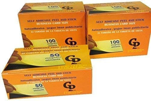 500 Self-Adhesive Peel-and-Stick Business Card Size Magnets (1) (Оne Расk)
