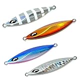 スローフォールウイング 300g 4個セット メタルジグ ルアー スロージギング ジギング ジグ 青物 ブリ ヒラマサ 太刀魚 カンパチ ハタ サワラ 釣り具 BAKSTORM バクスト