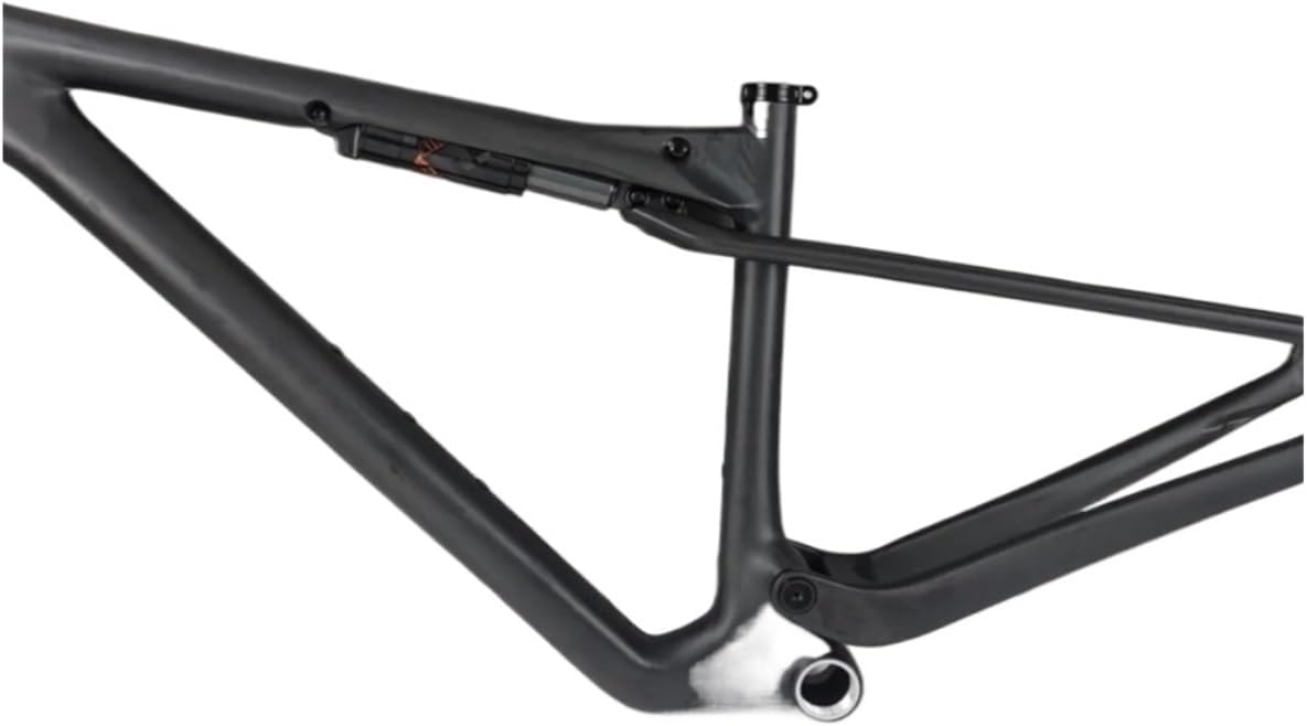29er XC Carbon Fiber Soft Tail Mountain Bike Frame Boost 148 Internal Cable Suspension Frame