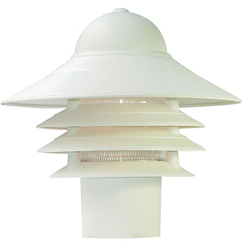 Acclaim 87Tw Mariner Collection 1-Light Post Mount Outdoor Light Fixture, Textured White #TOP1