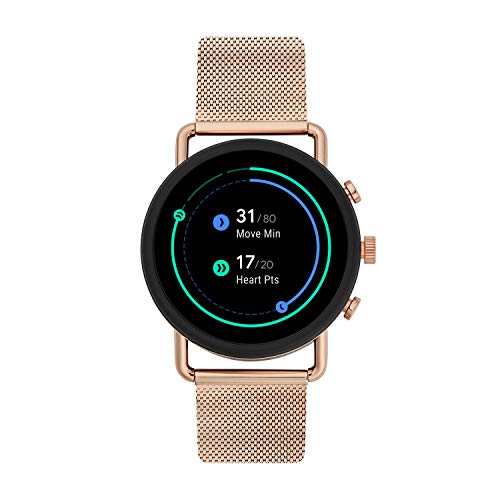 Skagen Connected Falster 3 Gen 5 Stainless Steel And Mesh Touchscreen Smartwatch, Color: Rose Gold (Model: Skt5204) #TOP7