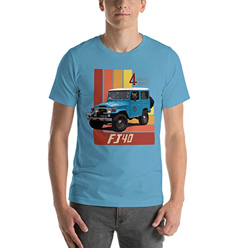 JG Infinite Land Cruiser FJ-40 1980 Short-Sleeve Unisex T-Shirt Ocean Blue
