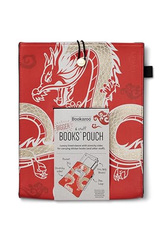 Image of IF Bookaroo Books & Stuff Pouch, Warrior Dragon, One Size, Book & Stationery Bag