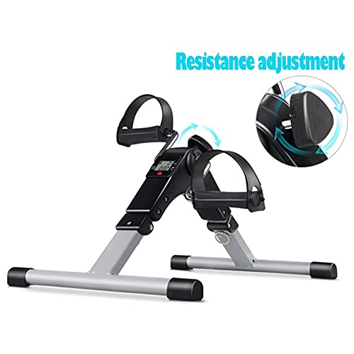 Zasekb Mini Exercise Stepper with Resistance Bands Aerobic Motor Household Portable Hydraulic Cylinder Stepper Climber Fitness Folding Machine Cord Step Aerobics Machine Stair Stepper Exercise Bike