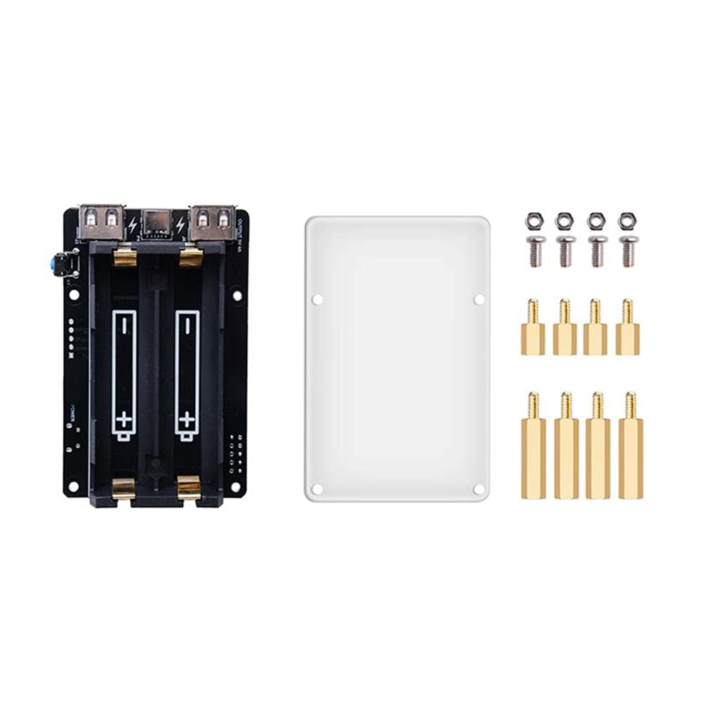 TECKEEN 5V UPS With RTC Uninterruptible Power Supply 18650 Battery Charger Charging LED indicator For Raspberry Pi 4B/3B+/3B-picture-13