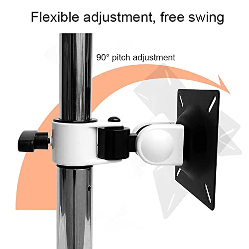 Support TV pivotant 360 degrés pour écran de 14 à 28 pouces et base de meuble rotative