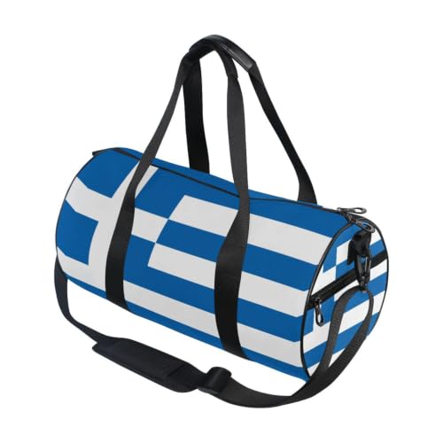 Bolsa de lona para viajes y deportes unisex con diseño impreso de Grecia