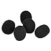 eBoot 5 Pack Mini-size Lapel Headset Microphone Windscreen, Black