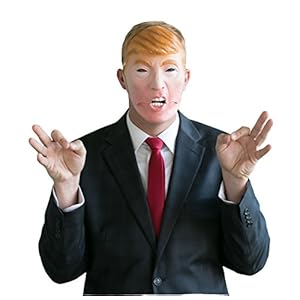 Squirrel Products Donald Trump Mask – Mouth Moves When You Talk – Funny Mask