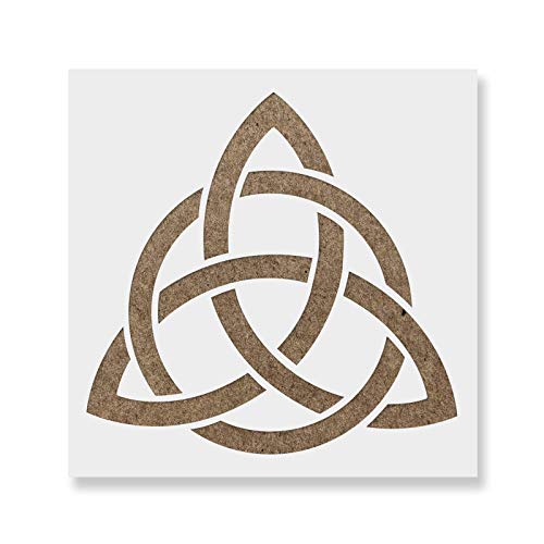 Celtic Triquetra Knot Stencil - Celtic Stencil DIY, Symbol Stencil, Celtic, Triquetra Stencil, Celtic Knot Stencil
