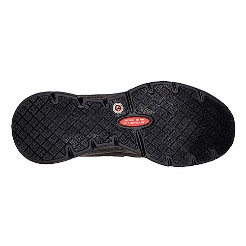 Skechers Skechers Women's, Arch Fit SR - Jitsy Work Shoe - Wide Width Black 11 W