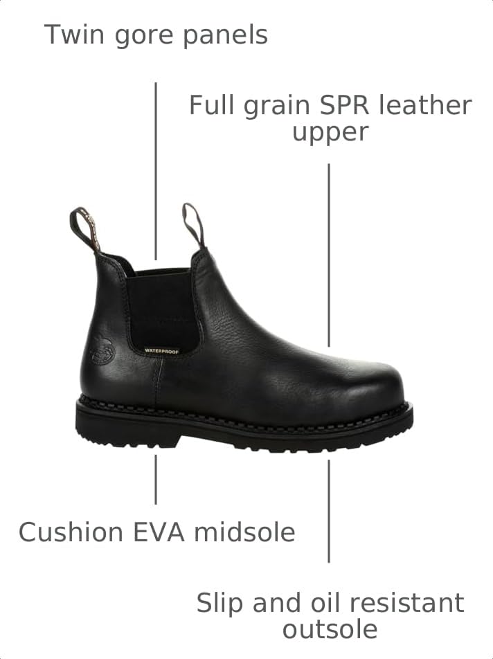 Image of Georgia Boot Men's Giant Revamp Steel Toe Waterproof Work Boots