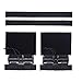 Aekvinks Tactical MOLLE Vest Quick Release Cummerbund Plate Carrier Buckle Set Fast Fit Side Belt Straps Cummerbund Compatible with JPC CPC NCP XPC 420 Vest Black