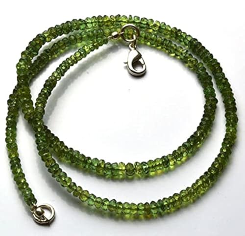 Perles apatite verte de qualité AAA facettées pour joaillerie
