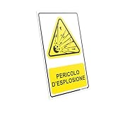 📐 Dimensioni compatte e leggibili 21x32 cm 📐 Le dimensioni assicurano visibilità anche a distanza senza occupare troppo spazio, rendendo il cartello adatto a ogni tipo di area operativa.