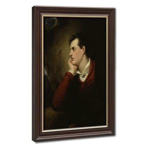 Poster Lord Byron impression sur toile déco murale format 20x30 cm