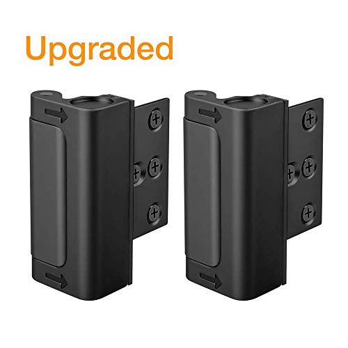 Home Security Door Lock, Upgrade Easy Open Childproof Door Reinforcement Lock with 3"