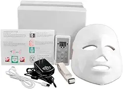 Mascara Led Tratamento Facial Fototerapia 7 Cores