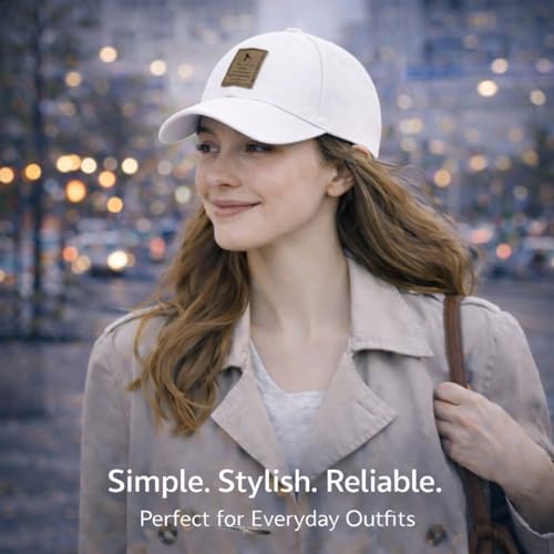 Image of Baseball Cap for Men Original Adjustable Unisex Cap, Mens Caps Stylish, All Sports Type Caps or Hats, Free Size, UV Protection, Sports Cap for Men's, Outdoor Casual Wear Cap (Pack of 2)
