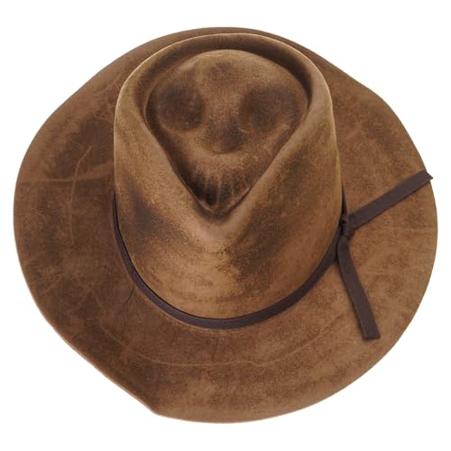 Chapeau fedora de costume d'halloween unisexe en feutre