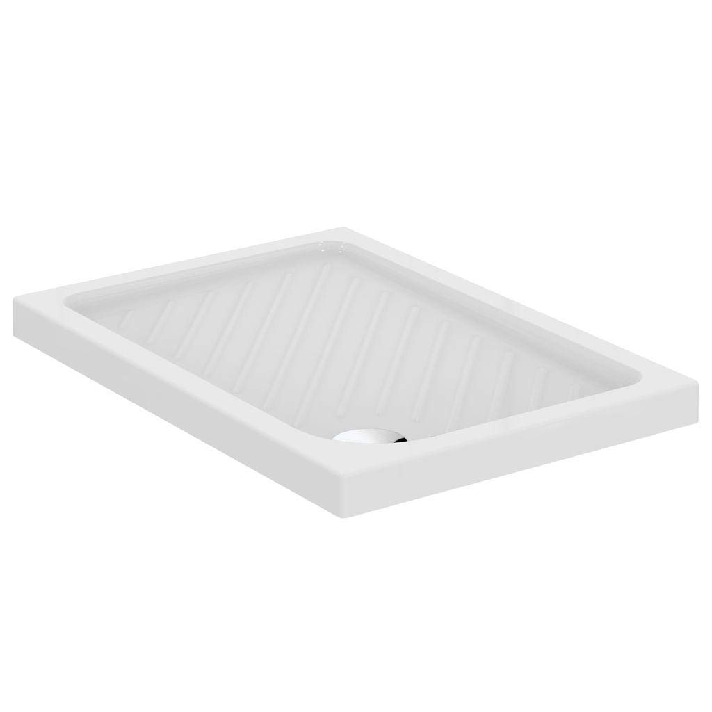 Ceramica Dolomite J526701 GEMMA 2 Piatto doccia rettangolare in ceramica 100x70 cm - Bianco