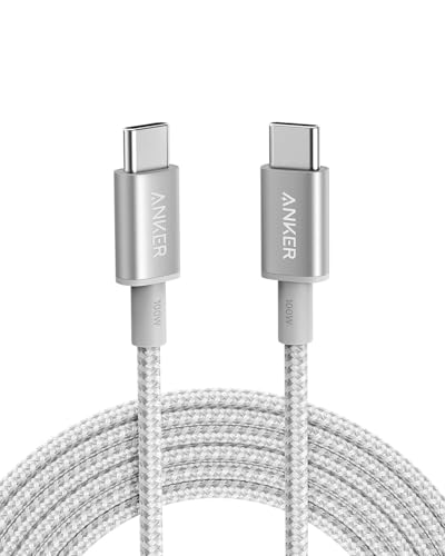 Anker USB C Kabel 3m 100W Schnellladekabel USB C auf USB C Kabel PD 3.0 Ladekabel USB C für iPhone 17 Pro Max/16/15 Serie Samsung Galaxy S25/S24 MacBook Pro/Air iPad Pro/Air Pixel Switch LG und